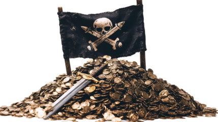 Nautical Pirate Crew Flag