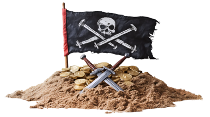 Classic Nautical Pirate Flag