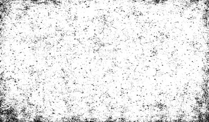 Grunge dust texture background in black and white minimalist vector illustration design with distressed rough surface and vintage artistic effect.