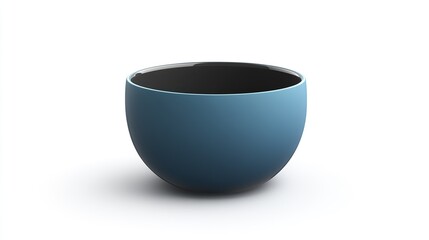 A high-resolution image of a cup. The color of the cup is a combination of 75% blue and 25% black.
