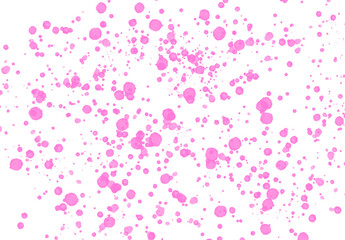 Hand made Pink splatter background abstract vector illustration with paint drops perfect for artistic design and creative projects Transparent Background