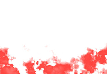 Hand made Red watercolor splash texture abstract background with paint stains perfect for artistic designs and creative projects Transparent Background