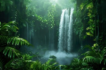 waterfall in the forest
