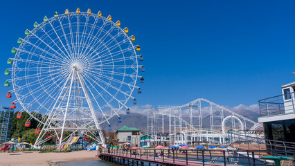 Ferris Wheel at Issyk-Kul Lake, Cholpon-Ata, Kyrgyzstan