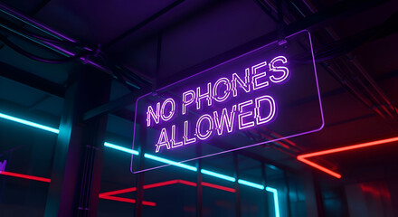 Illuminated Prohibition: A Neon Sign Asserting Device Restrictions In An Urban Context