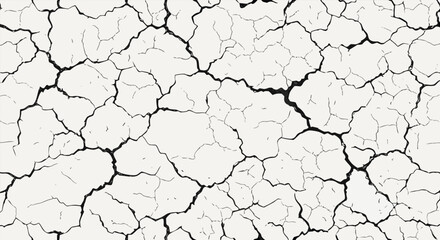Cracked texture background design with detailed fissures, perfect for grunge and distressed themes

