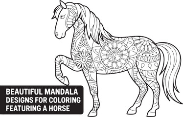 Black silhouette of a running mustang or stallion vector illustration for art design use