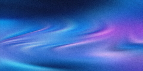 Mesmerizing blue and purple abstract background with smooth gradient flow and grainy texture, ideal for futuristic design