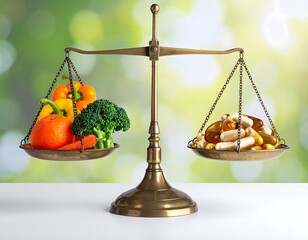 Healthy diet vs. supplements