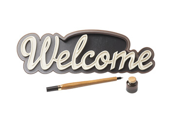 3d render of a creative idea word made of many spheres