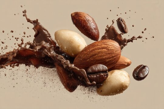 Una explosi&oacute;n de cacao envuelve almendras tostadas en una danza de sabor y textura.