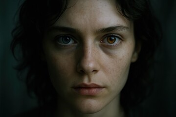 Fototapeta premium The Depth of Human Emotions Captured Through a Portrait