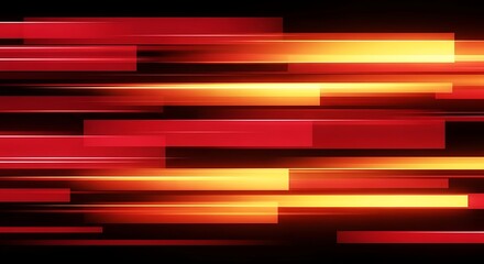 Dynamic abstract red and gold speed lines for modern futuristic background designs, energetic motion graphics and vibrant tech-inspired visuals. Generative Ai.