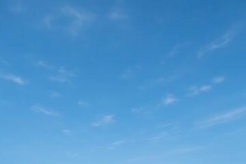 Fototapeta premium A Study in Blue Hues and Cloud Formation