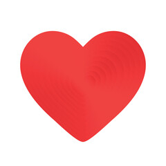 Red heart vector symbol representing love, care, and romance. Perfect for Valentine’s Day designs, wedding invitations, social media, greeting cards, and romantic decorative graphics.