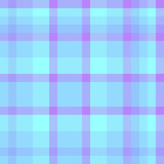 Decoration background plaid tartan, nyc check textile texture. Tone vector fabric pattern seamless in cyan and teal colors.