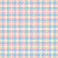 Delicate pastel plaid pattern in pink, blue,  cream. Classic textile design perfect for backgrounds, apparel,  design projects needing a soft, cozy feel.