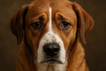 A moment of contemplation captured in the eyes of a gentle soul