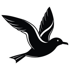 Obraz premium flying-seagull-vector-icon-on-white-background [Converted].eps