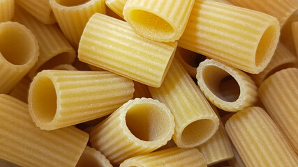 Chef making traditional italian homemade pasta and pecorino cheese