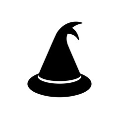 Simple black witch hat image