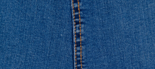 Fototapeta premium Background in light denim fabric