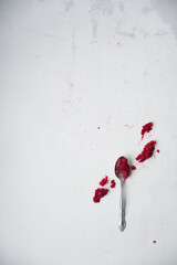 Raspberries on the spoon, maliny I luzia © Ewa