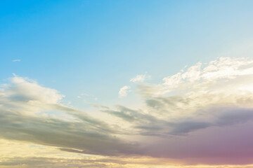 The sky is incredibly beautiful with clouds