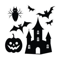 halloween vector set