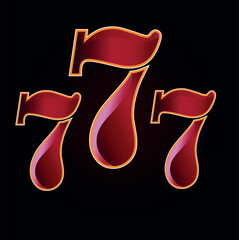 Lucky Red Seven Slot Icon