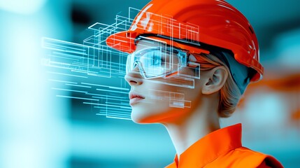 Warehouse manager overseeing digital operations