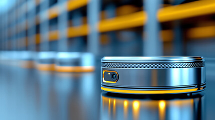 Ai-generated warehouse robot in smart cargo platform