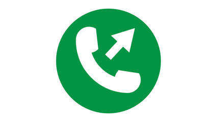 Phone Icon Vector with white background