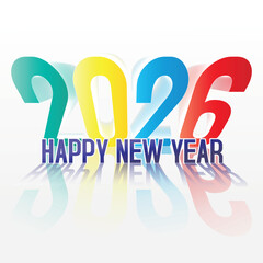 Happy new year 2026 banner design