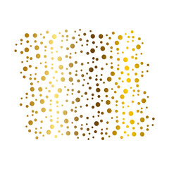 transparent gold colored round particle png image
