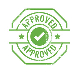 Vintage approved stamp quality check