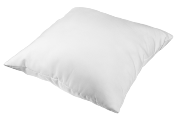 Pillow isolated on white background, full depth of field