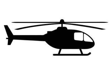 helicopter silhouette vector ,helicopter  black symbol
