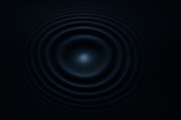 Dark Abstract Background with Glowing Blue Orb.