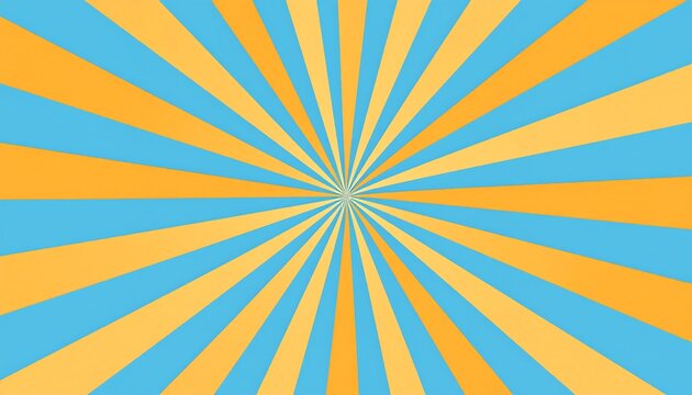 Retro sunburst pattern