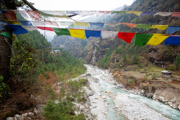 Dudh Koshi river along EBC trek, Nepal