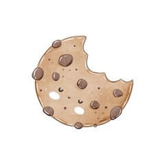 Cartoon cookies. Colorful illustration, flat style. design for cards, print, poster	
