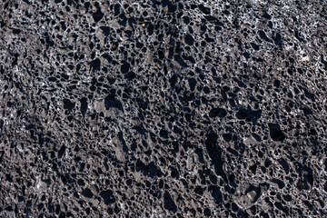 Basalt (Quaternary). Spatter Cones. Craters of the Moon National Monument & Preserve. Volcanic Field. Idaho's eastern Snake River Plain. Vesicular texture is a volcanic rock texture 