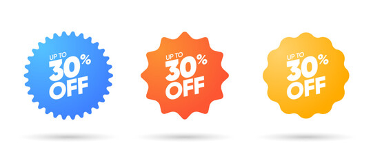 Discount badge, best choice, order now, offer, new collection, free delivery sale icon sign symbol banner with click cursor. Tags and stickers