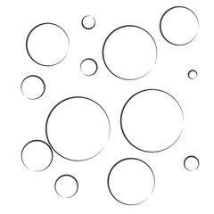 abstract background with bubbles