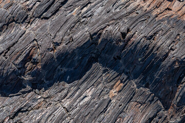  Basalt Lava Flows. Caves Trail, Craters of the Moon National Monument & Preserve. Volcanic Field. Idaho's eastern Snake River Plain.