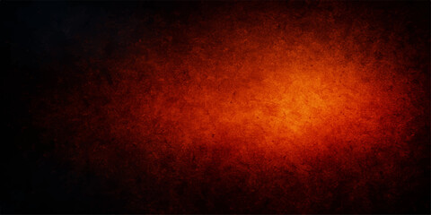 Abstract fire explosion background texture with orange and red flame motion against dark space for hot design art wallpaper