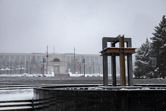 The City of Chișinău in Winter, The Triumphal Arch