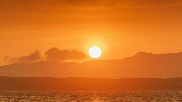 Sunset in the dunes 