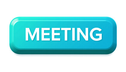 Fototapeta premium Meeting Button for Business Communication.